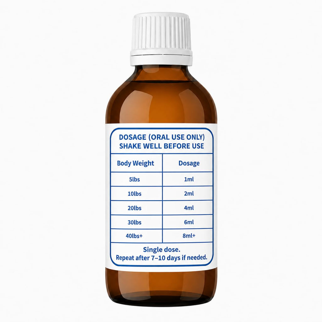 Dog & Cat Worm Care Liquid 3.38 fl oz B201