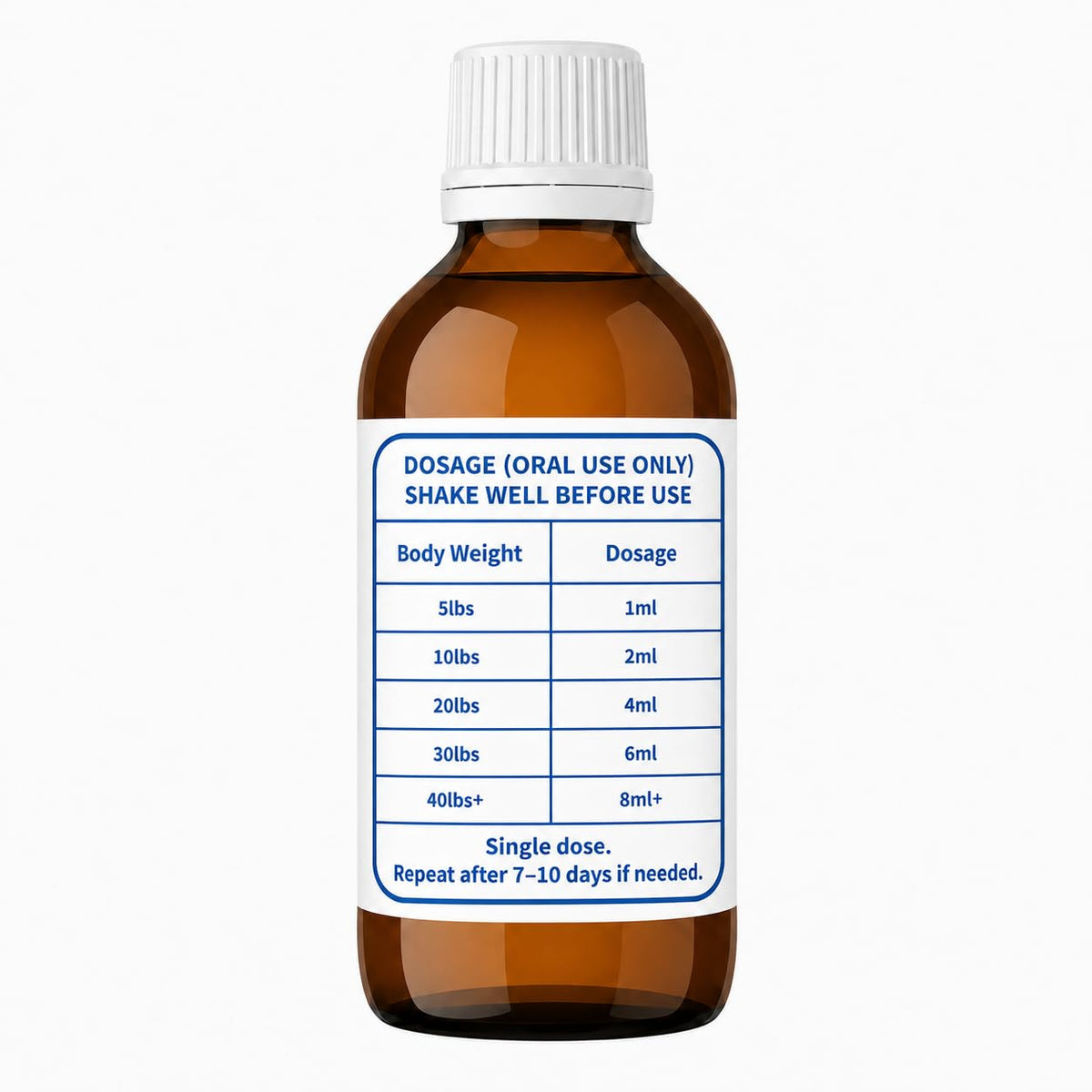 Dog & Cat Worm Care Liquid 3.38 fl oz B201