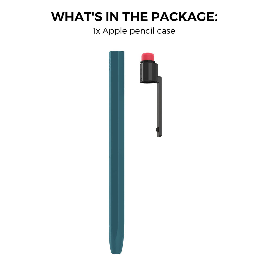 Apple Pencil Pro Silicone Case with Clip Deep Green M446