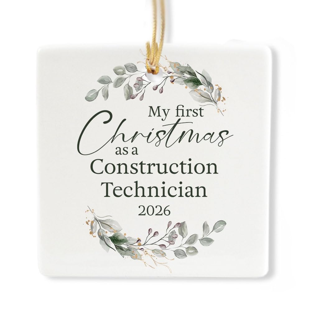 Ceramic 3-inch Square Ornament O45729