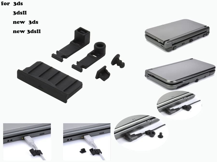 Black Silicone Dust Plug for 3DS U2450