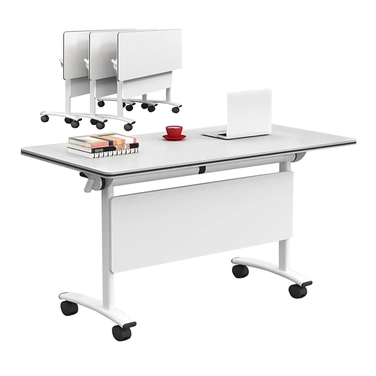 Folding Table with Locking Wheels N3583