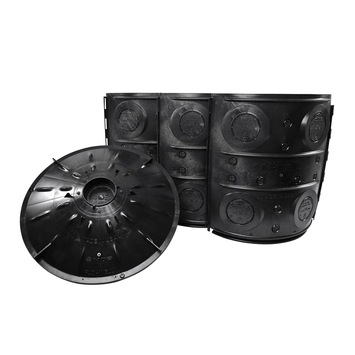 50 Gal. Flo Stormwater Dry Well System Kit with 3 Side Panels & 1 Cover P1114