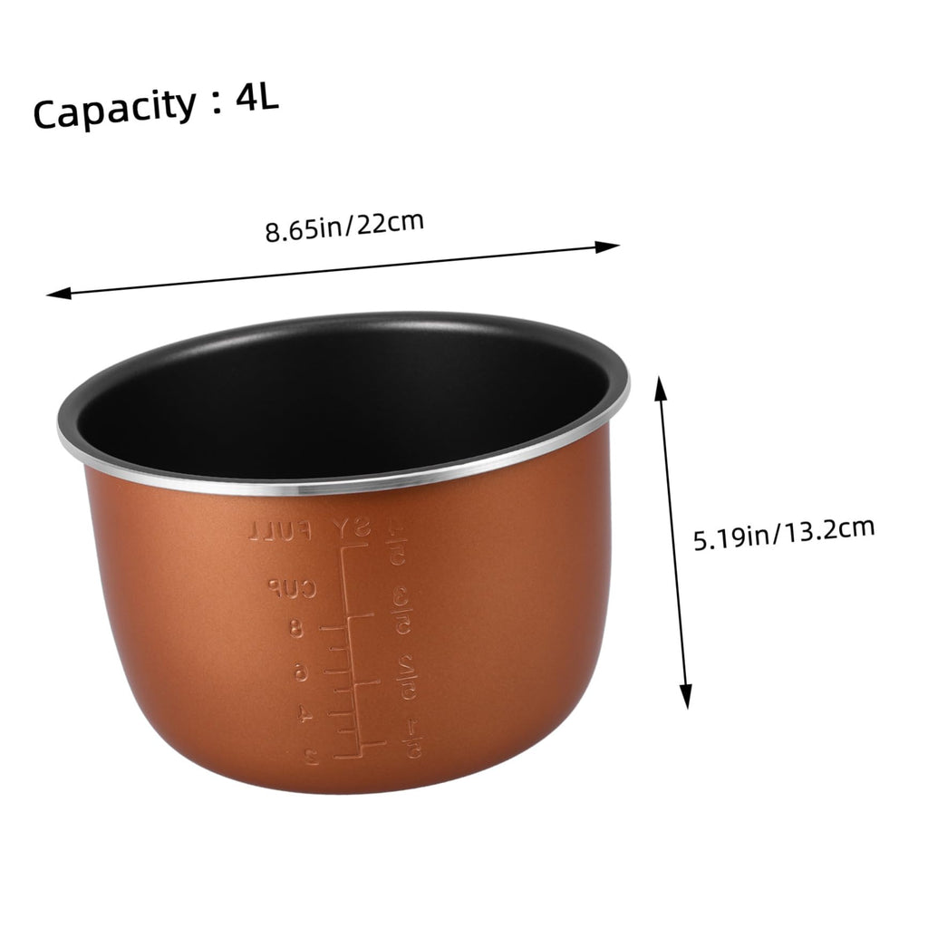 4L 2L Non-stick Aluminum Alloy Rice Cooker Inner Pot F535284