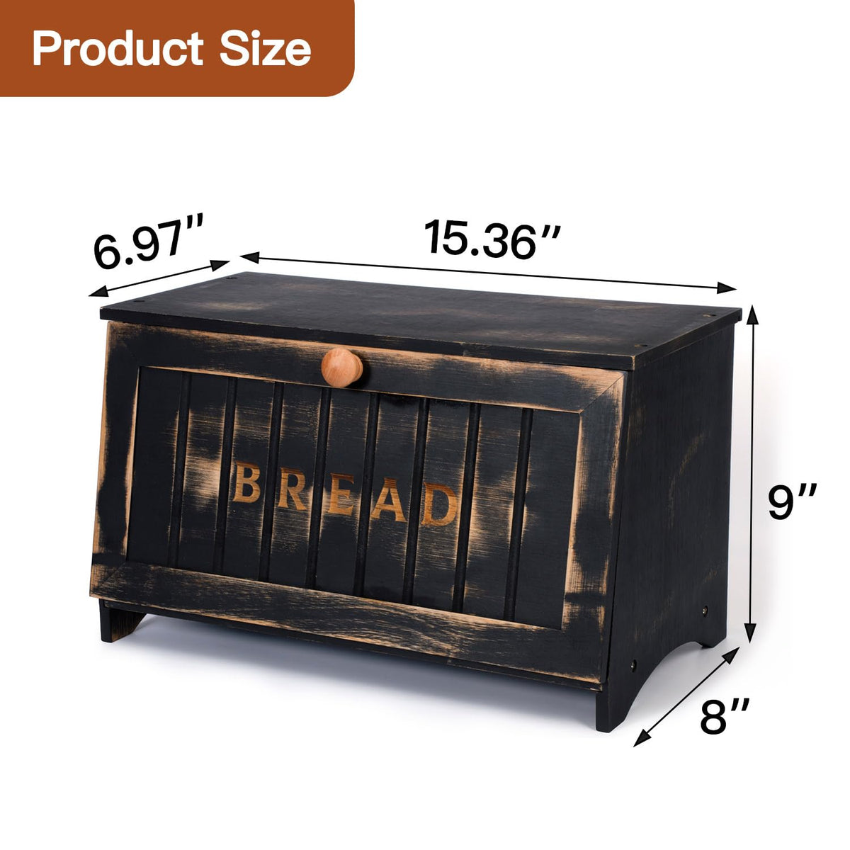 Bamboo Bread Box S411006