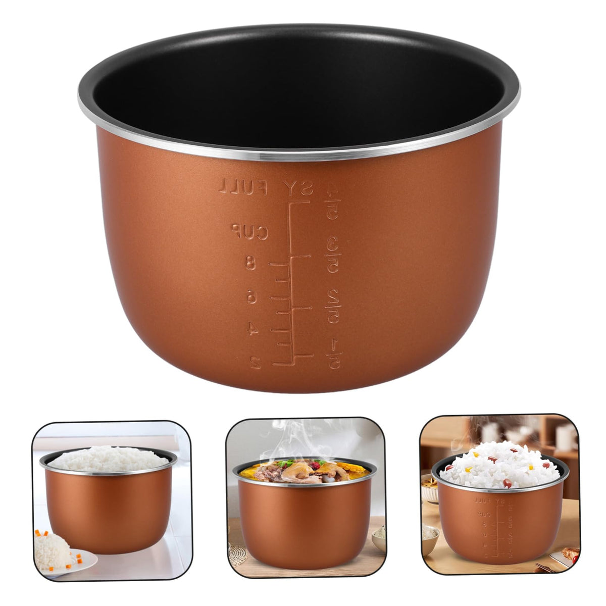 4L 2L Non-stick Aluminum Alloy Rice Cooker Inner Pot F535284