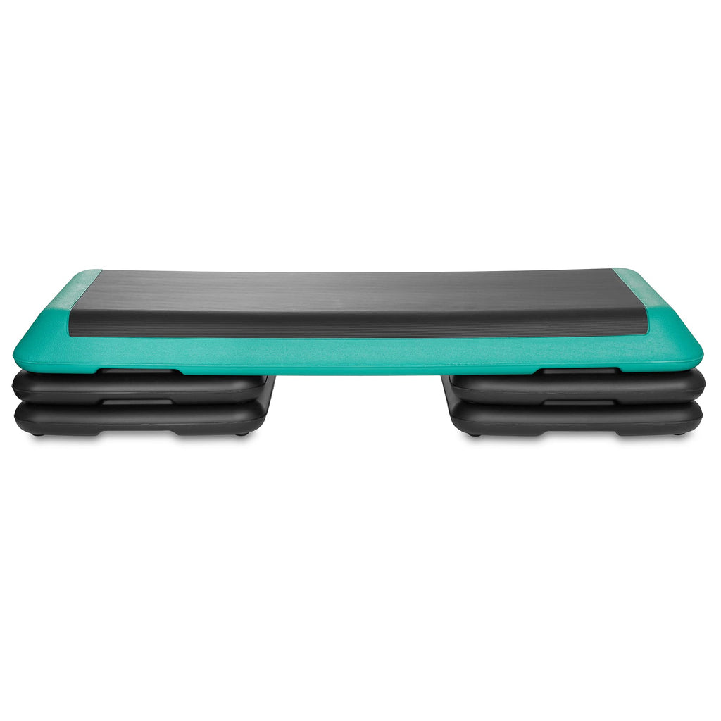 Adjustable Aerobic Exercise Step Platform with 4 Risers R675779