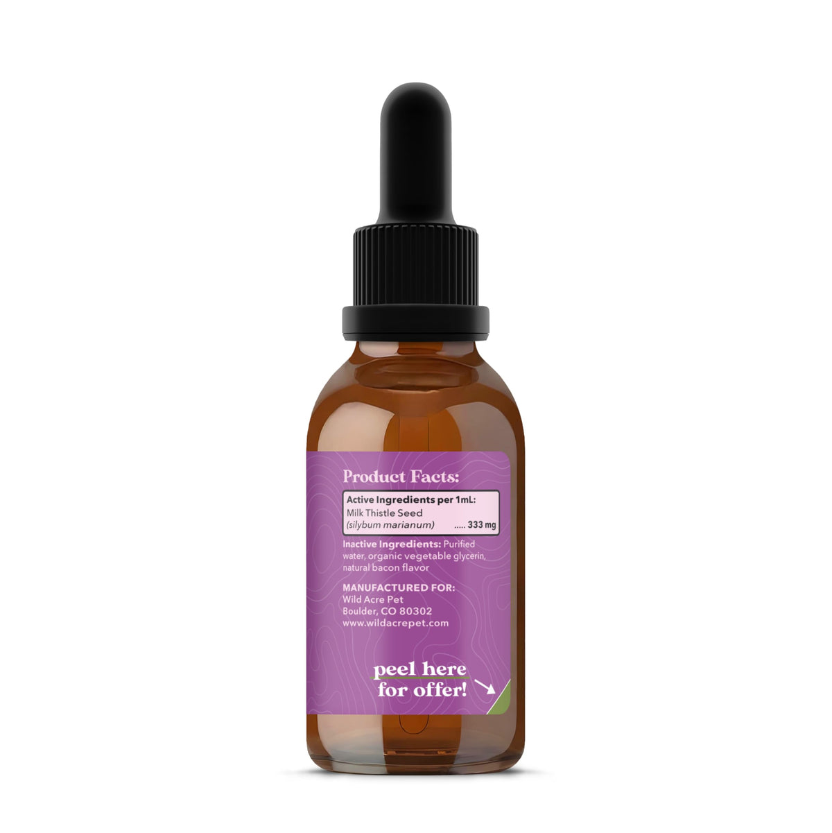 Milk Thistle for Dogs Liver Support 2 oz C972529