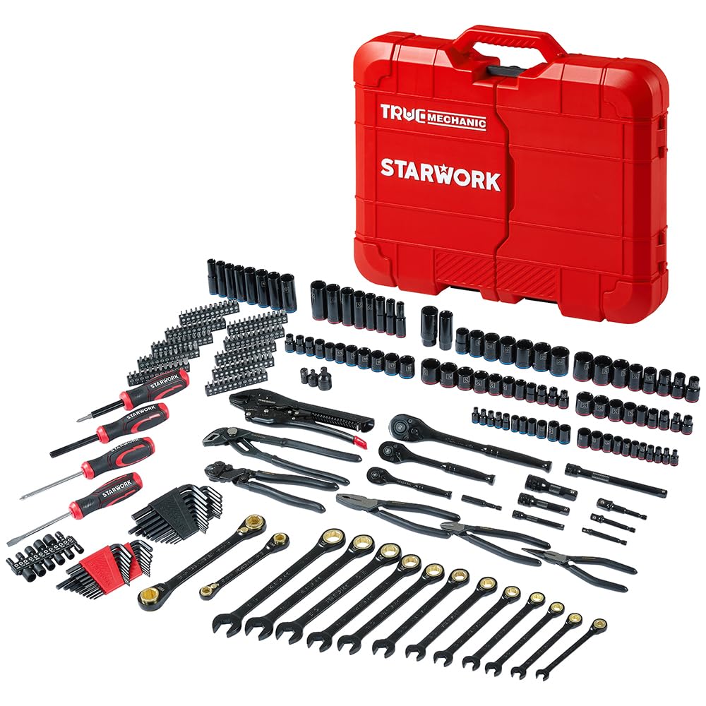 312-Piece Mechanics Tool Set and Socket Set Q69587