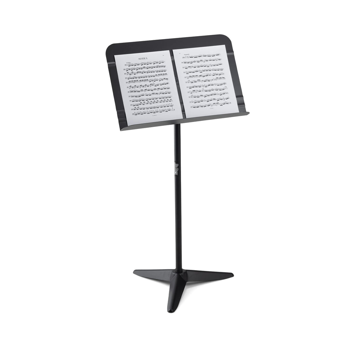 Black Steel and Aluminum Music Stand R19703