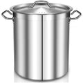 40 Quart Stainless Steel Stock Pot with Lid D755821