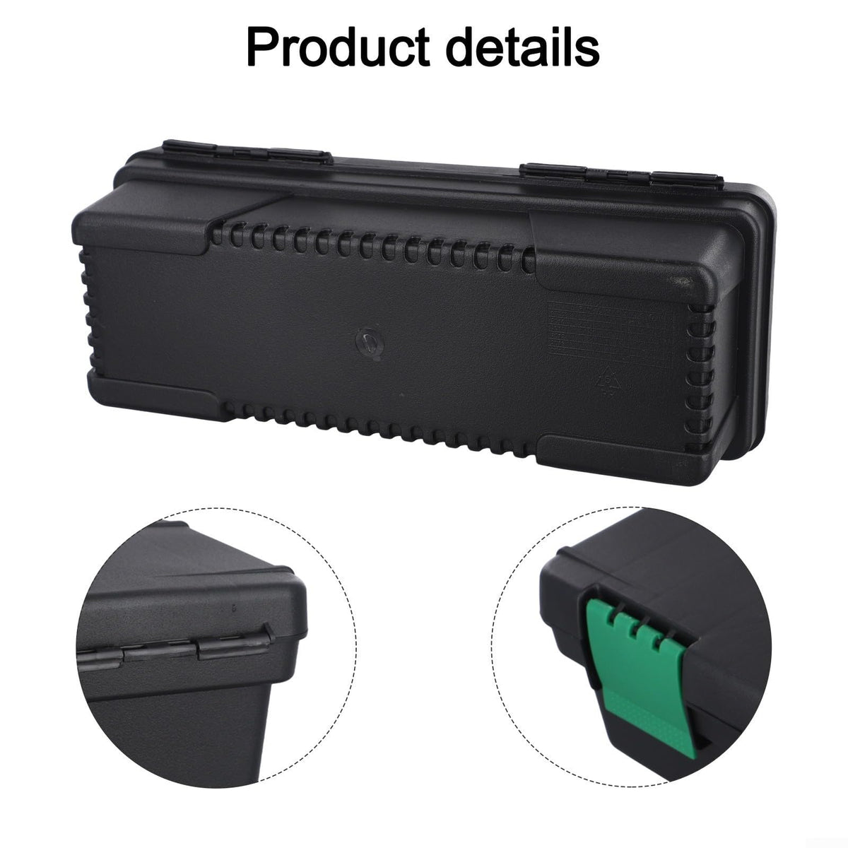 10 Inch Plastic Toolbox with Secure Latch B41336