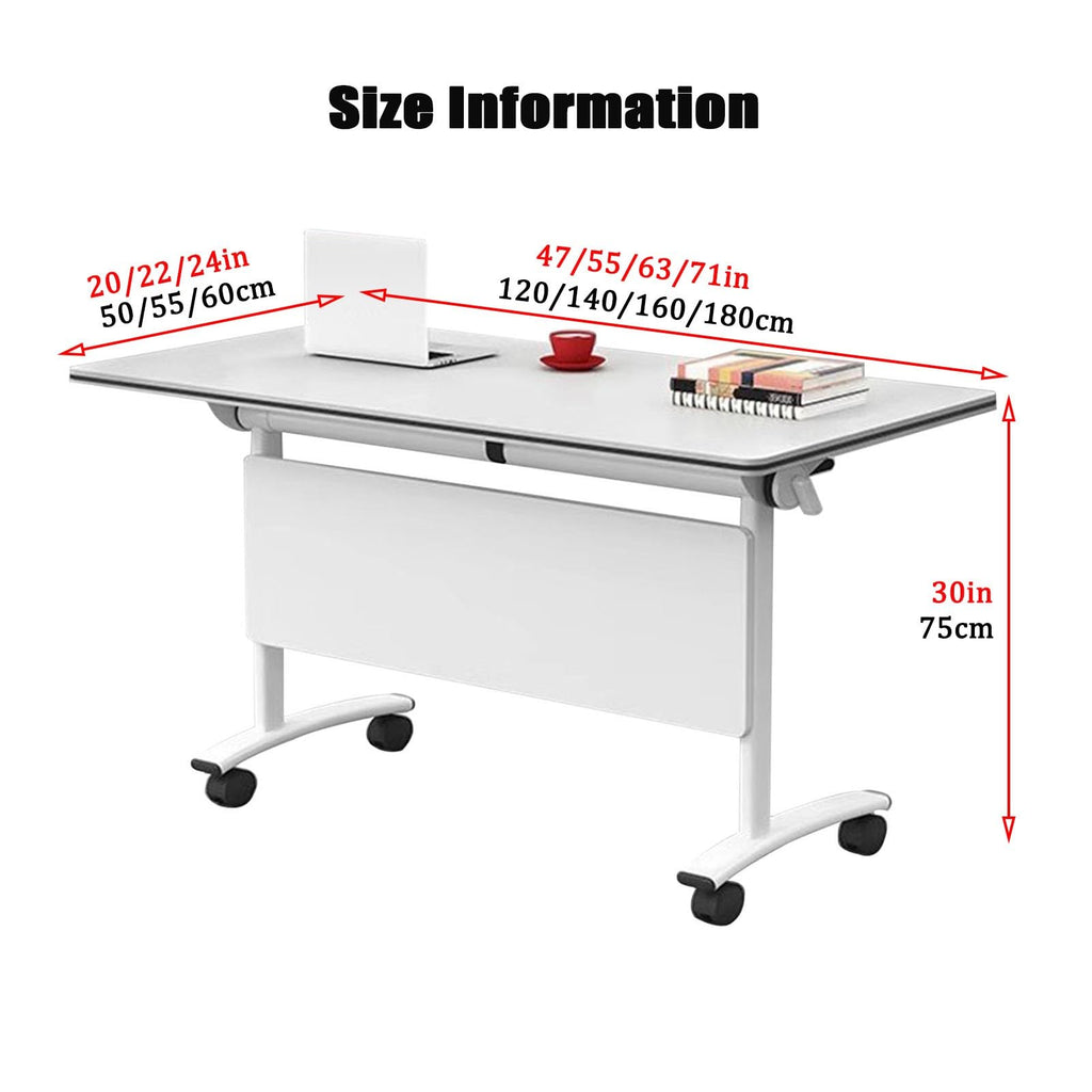 Folding Table with Locking Wheels N3583