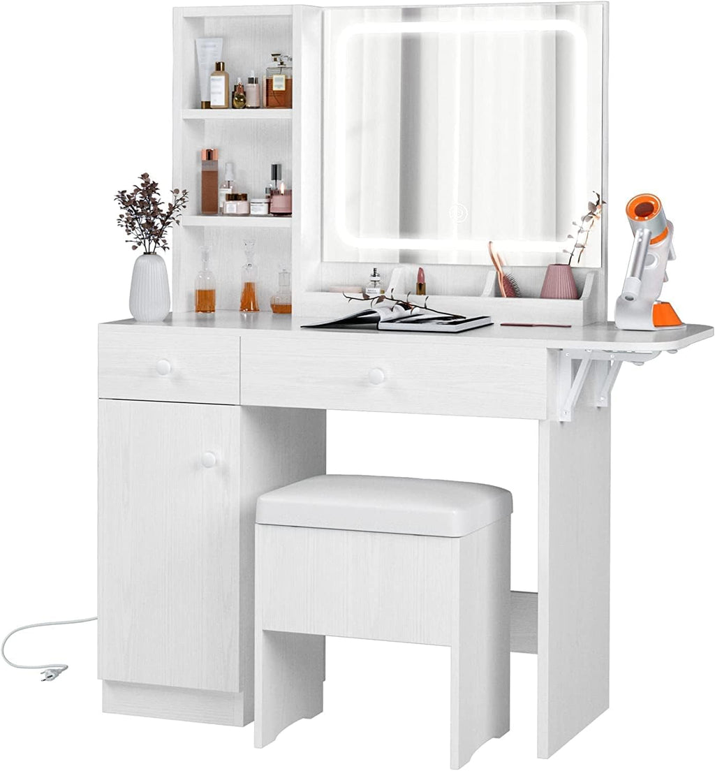 Vanity Desk with Charging Station L896