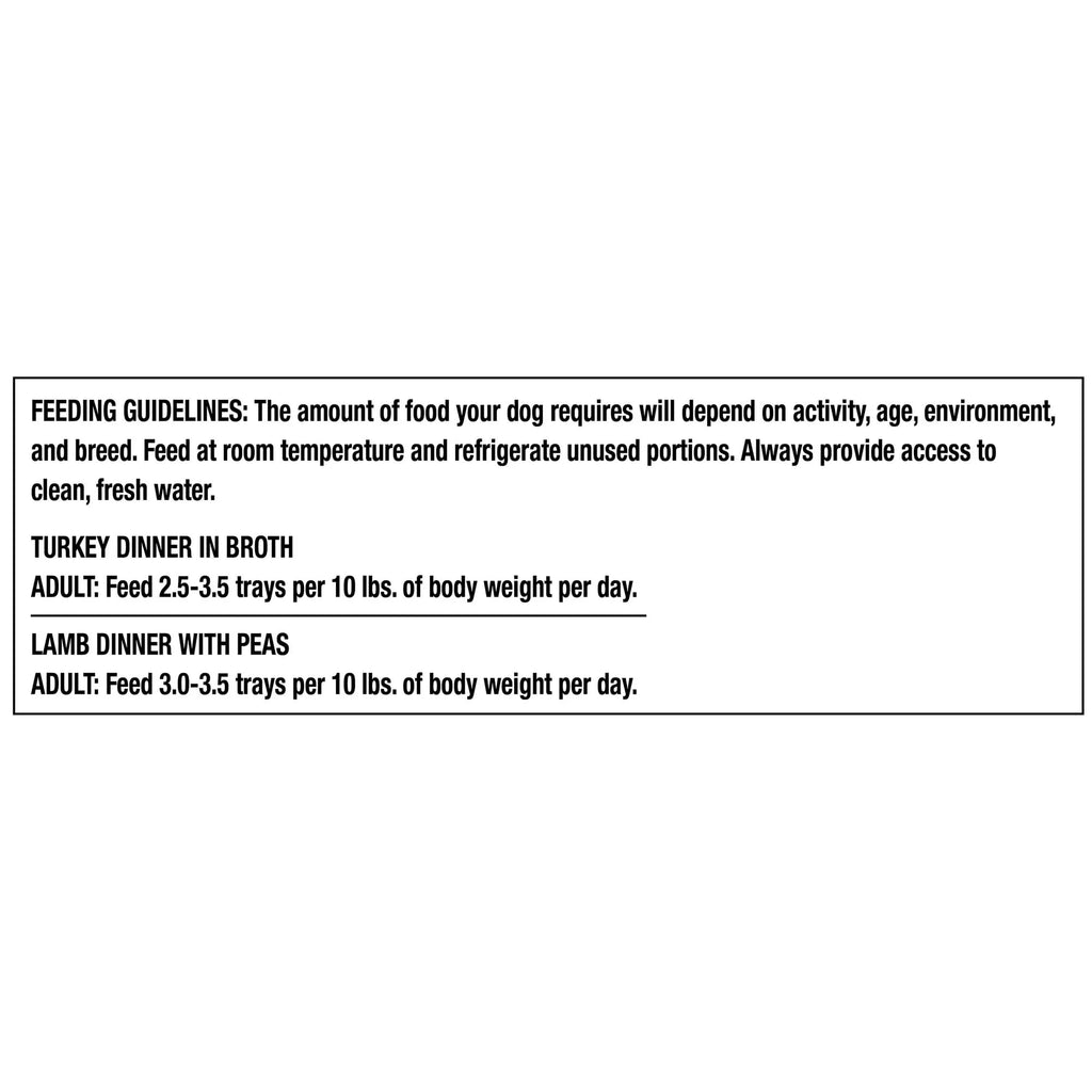 Grain-Free Wet Dog Food Variety Pack, 24 Count, 3.5 oz Trays O762225
