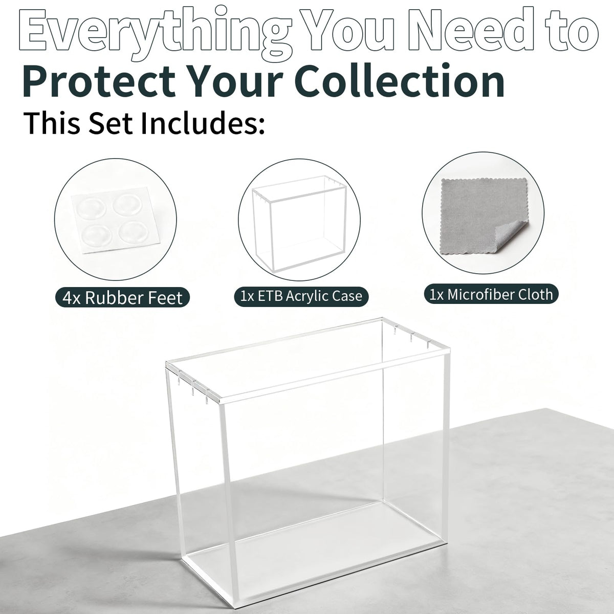2 Pack Acrylic Protector Case O645480