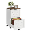 2 Drawers Rolling File Cabinet J4633