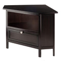 Corner TV Stand, Espresso A9079