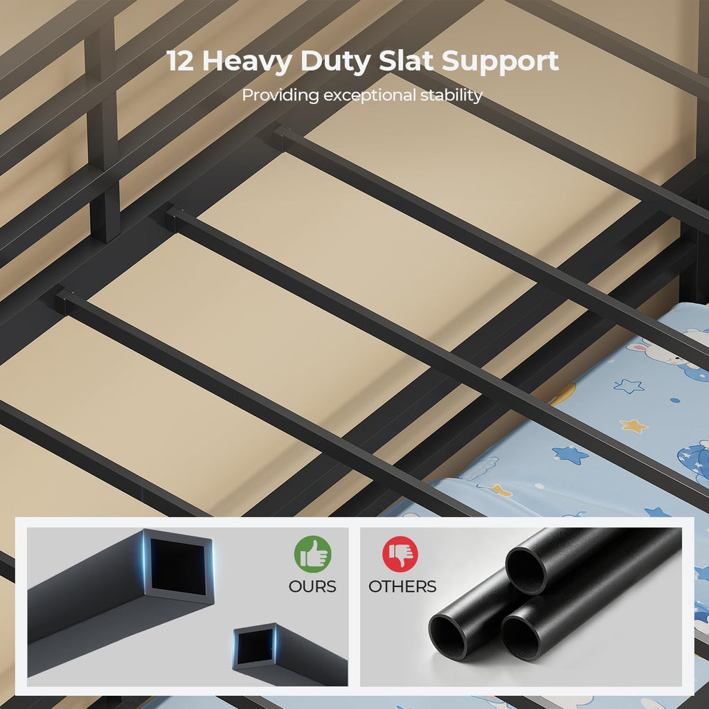 Triple Bunk Bed with 6 Storage Drawers O8135