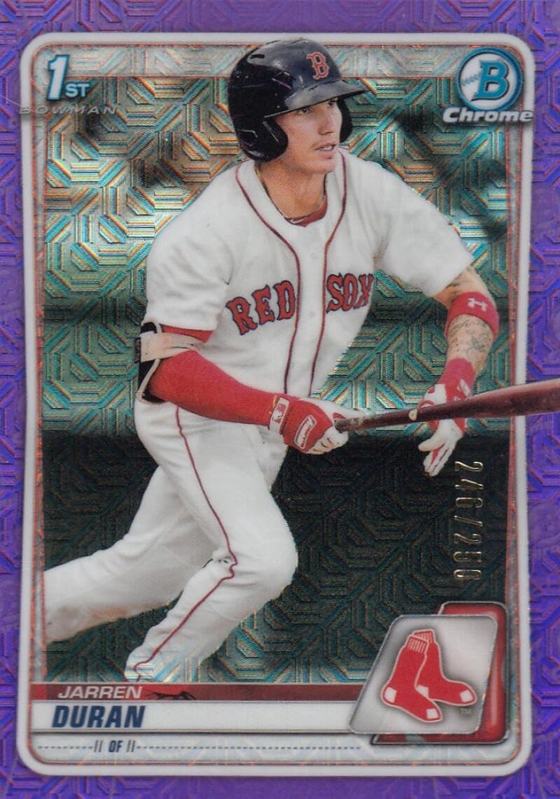 2020 Bowman Chrome Prospect Mojo Refractors Purple Baseball Trading Card O4228