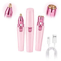 Pink USB Rechargeable Facial Hair Remover I7033