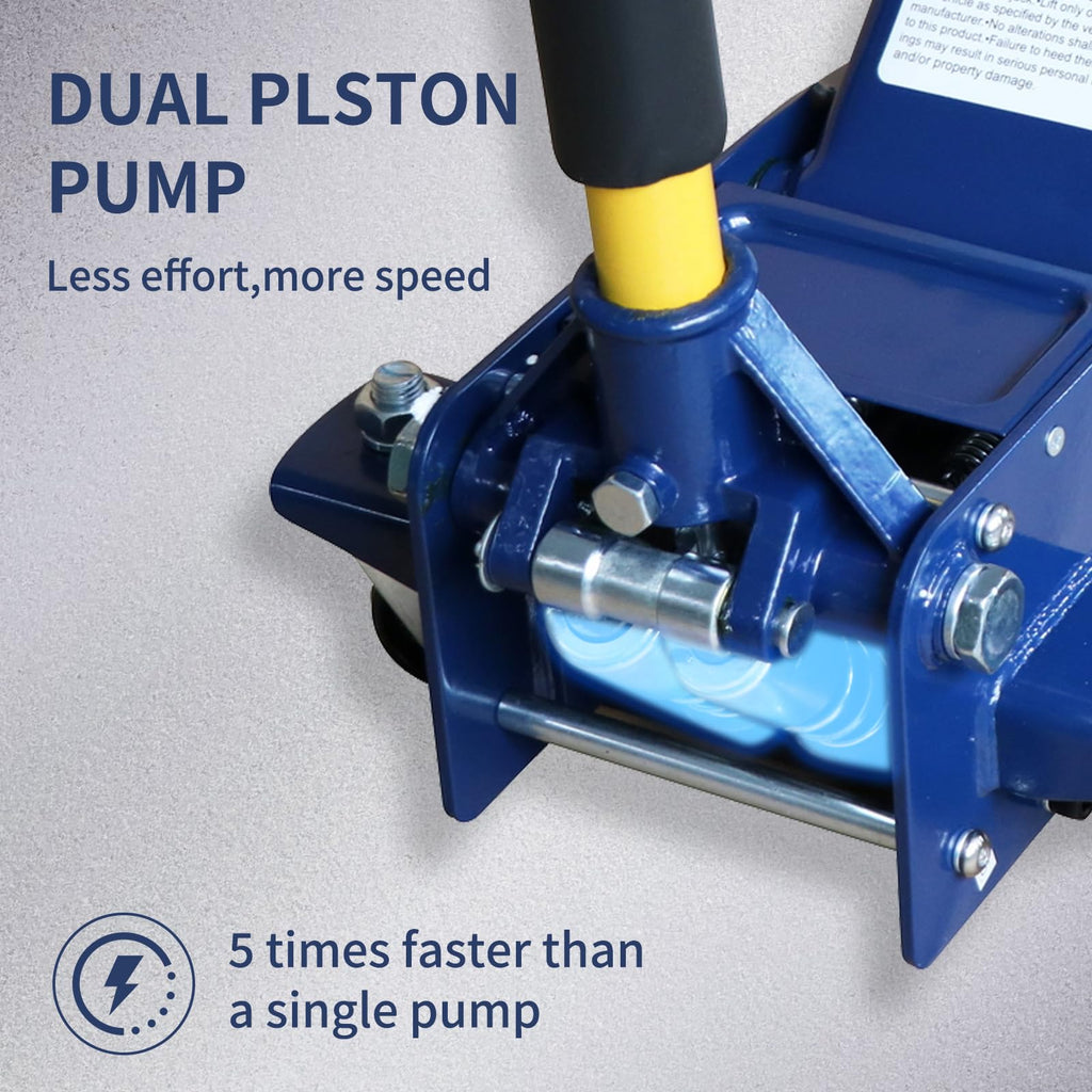 3 Ton Low Profile Hydraulic Steel Floor Jack W83779