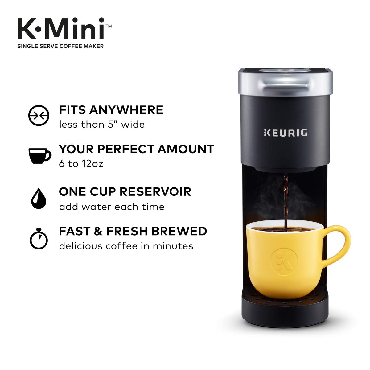 Single Serve Coffee Maker with Travel Mug I52306
