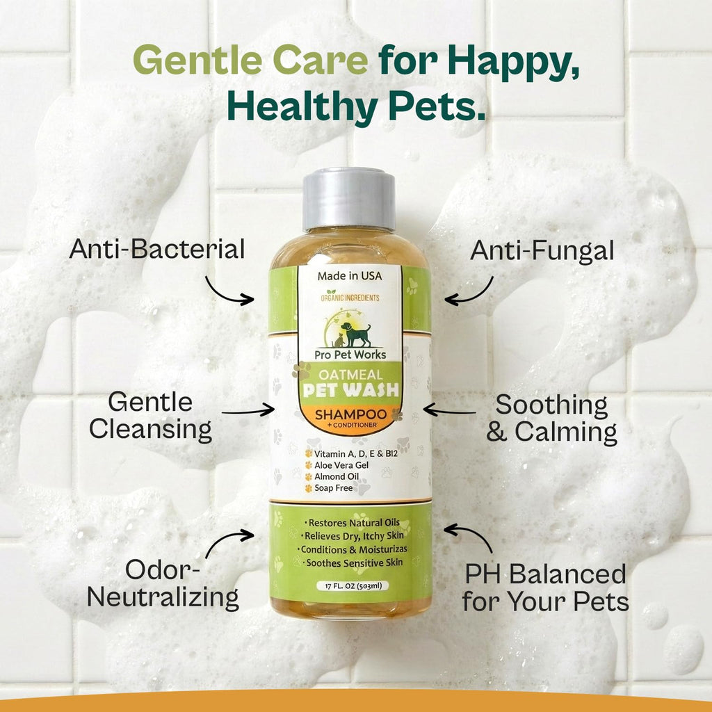 Oatmeal Dog Shampoo and Conditioner J2444