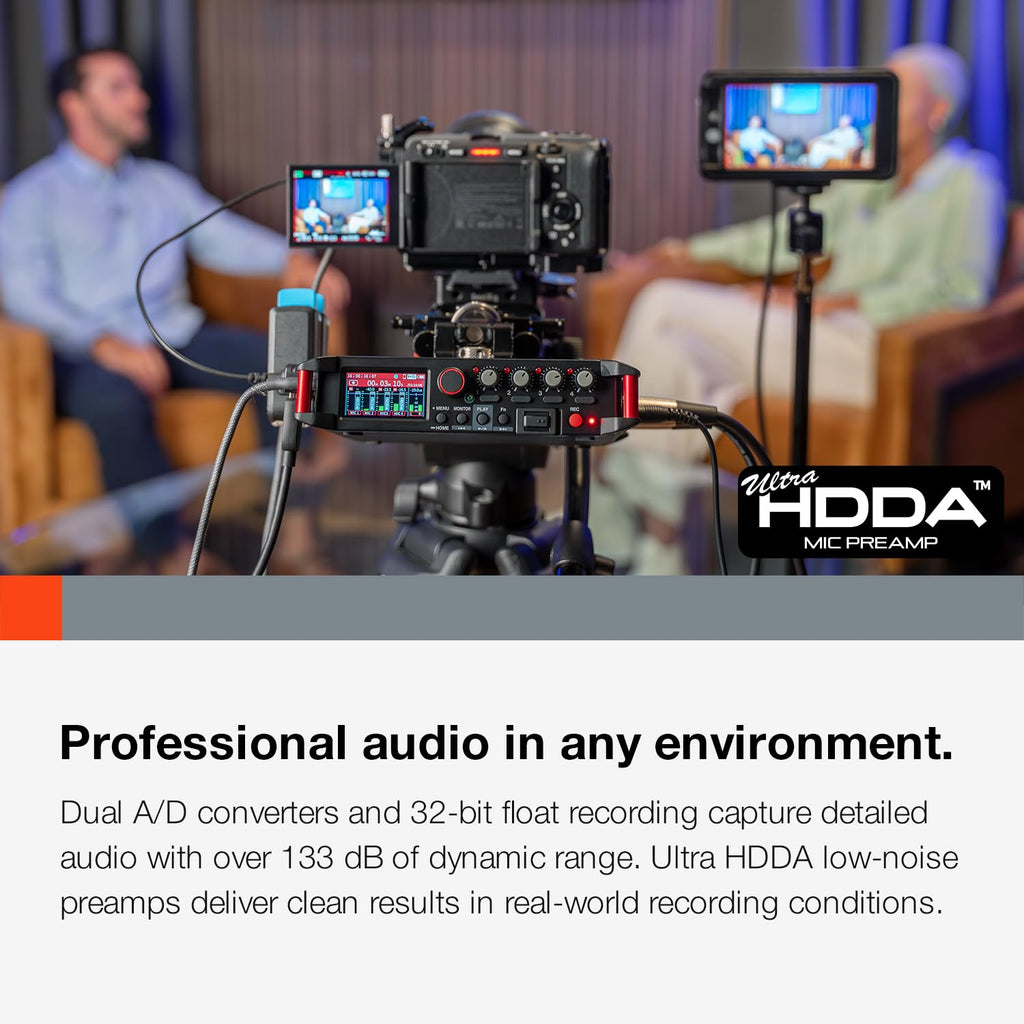 4-Channel 32-Bit Float Field Recorder with Mixer C4797