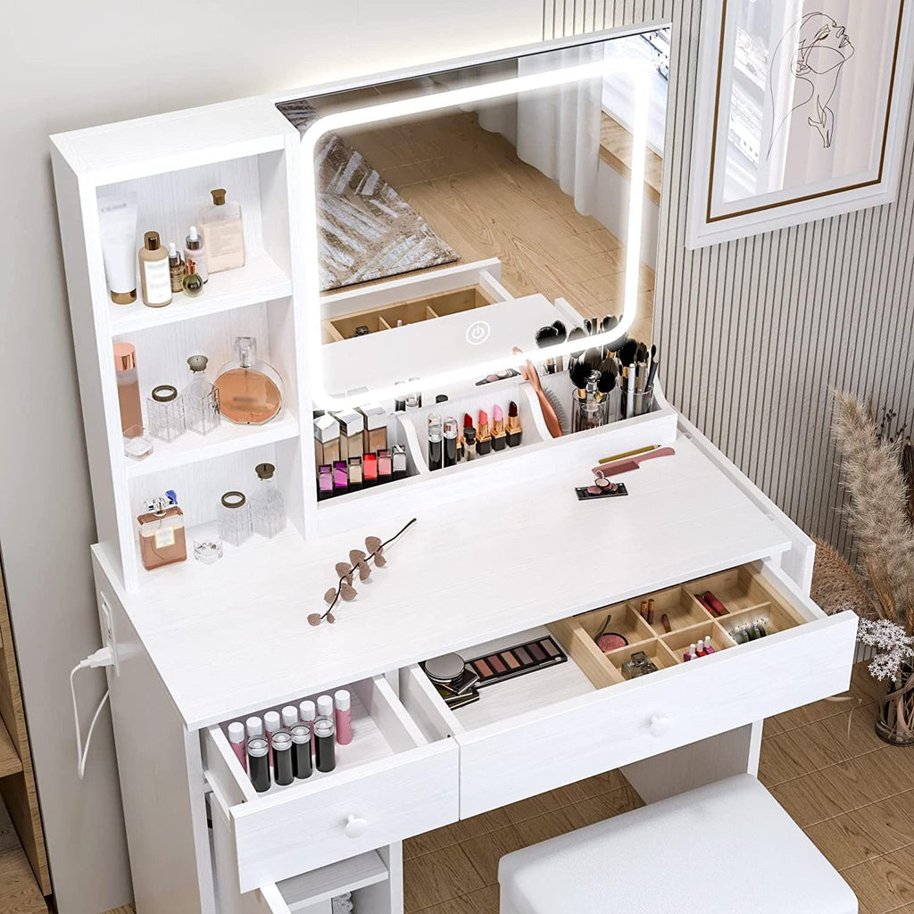 Vanity Desk with Charging Station L896