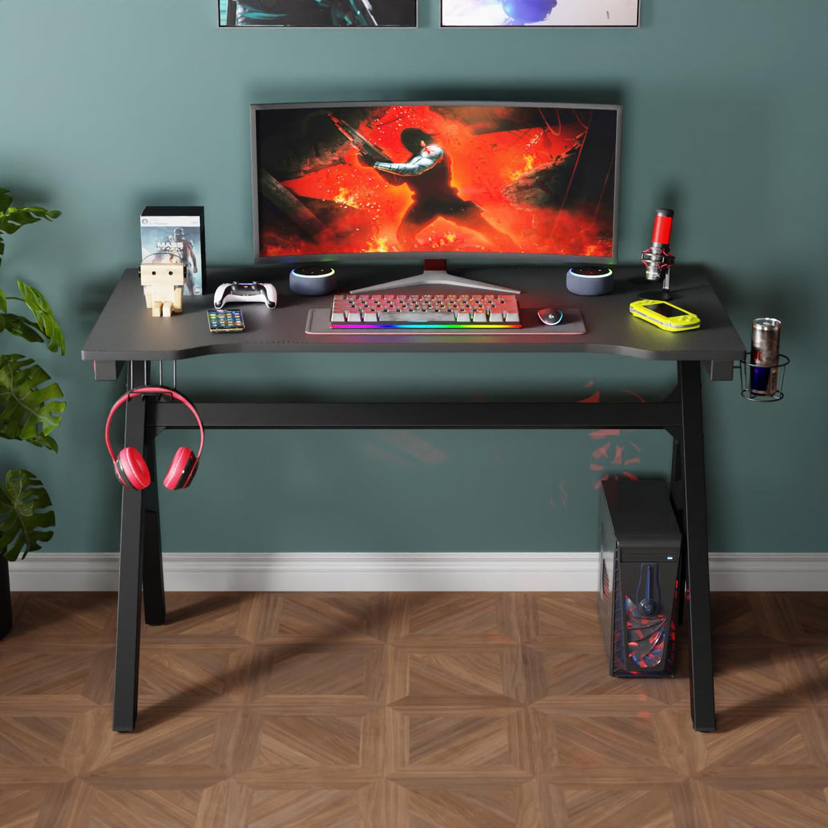 47" R-Shaped Gaming Table L98908