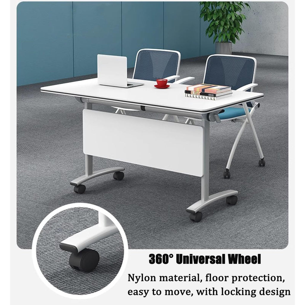 Folding Table with Locking Wheels N3583