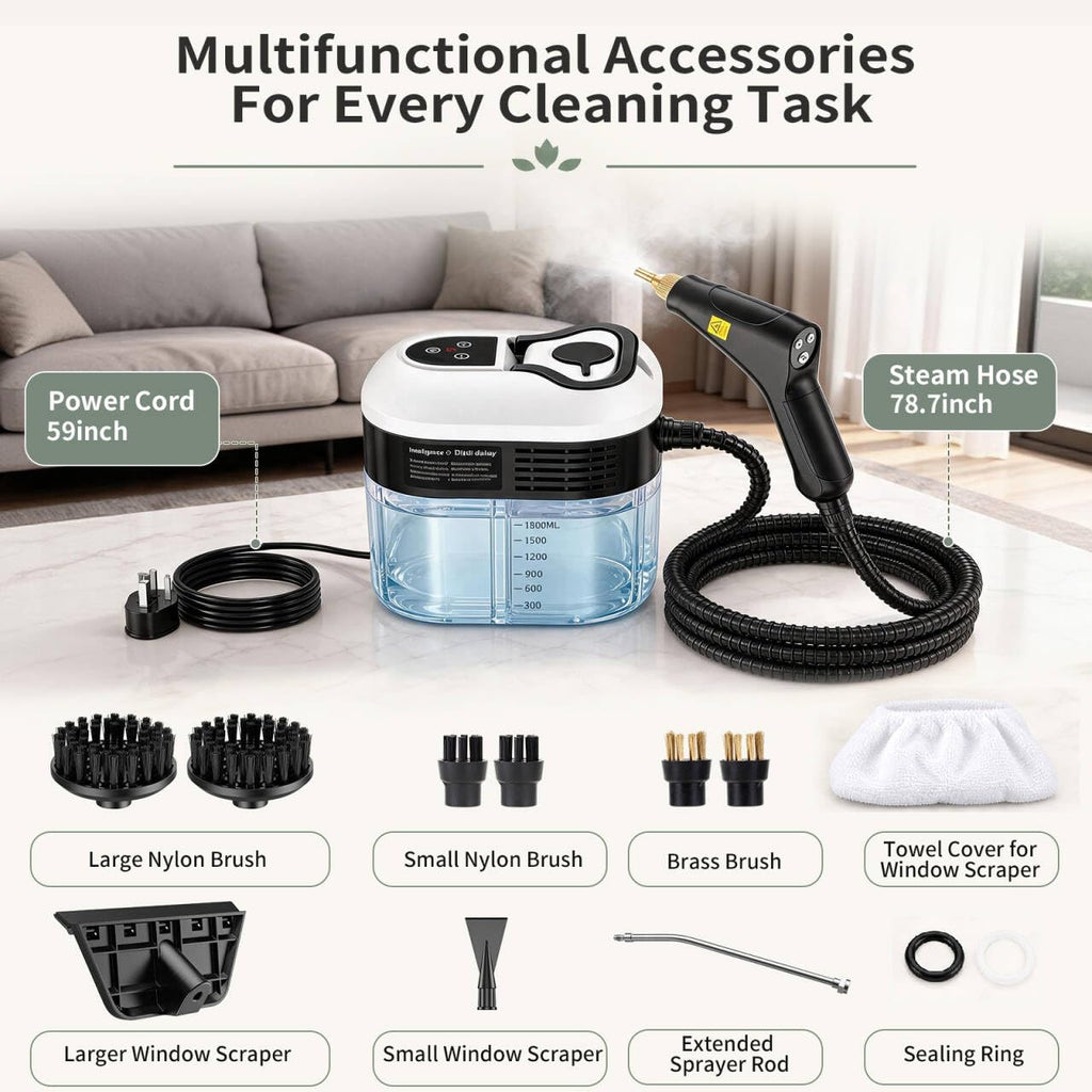 1.8L Pressurized Steam Cleaner N38063