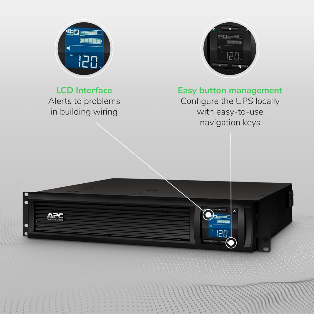 1500VA/900W Rackmount Line Interactive UPS R770