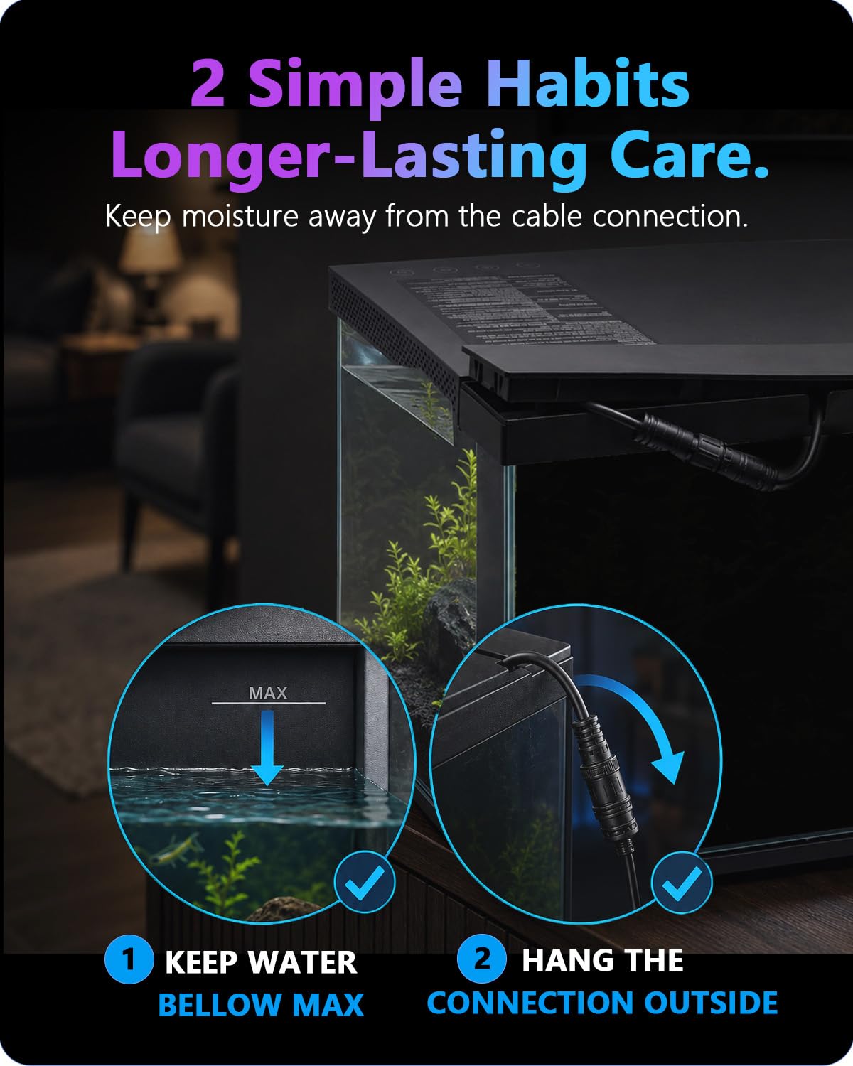 5 Gallon Smart Glass Aquarium Starter Kit B6975