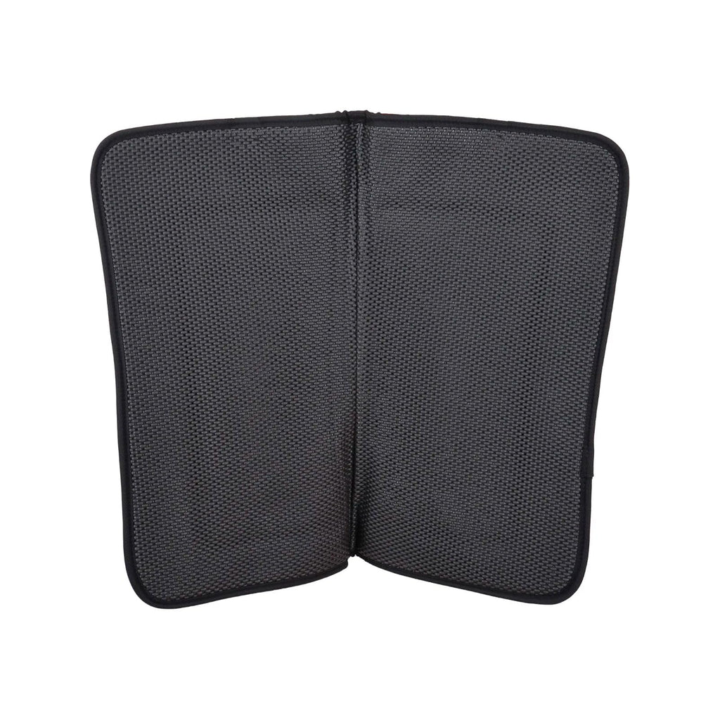 Square Contour Trail Pad with Breathable Non-Slip Bottom - Shock-Absorbing Stain & UV Resistant Horse Saddle Pad with Spine Relief Channel - 30" L x 30" D, Navy V40643