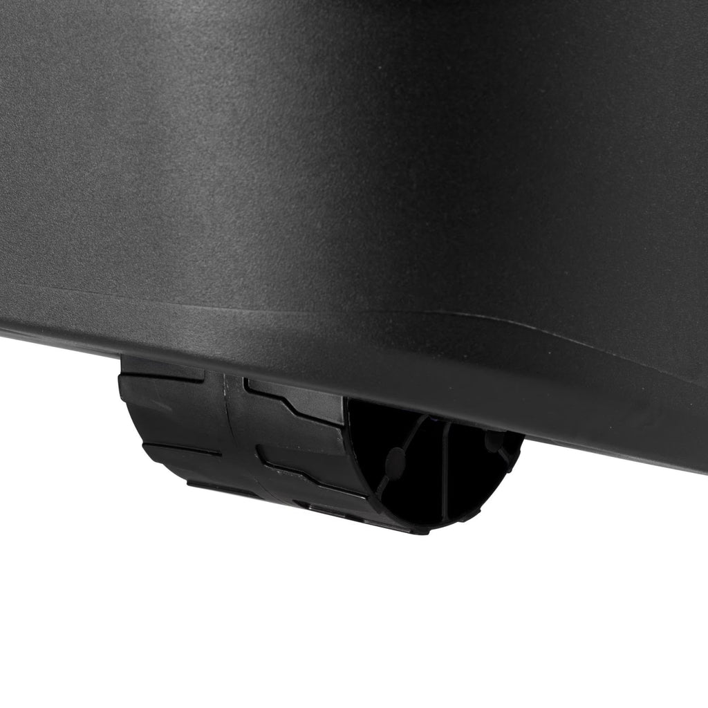 22 Gallon Black Wheeled Plastic Storage Trunk L7059