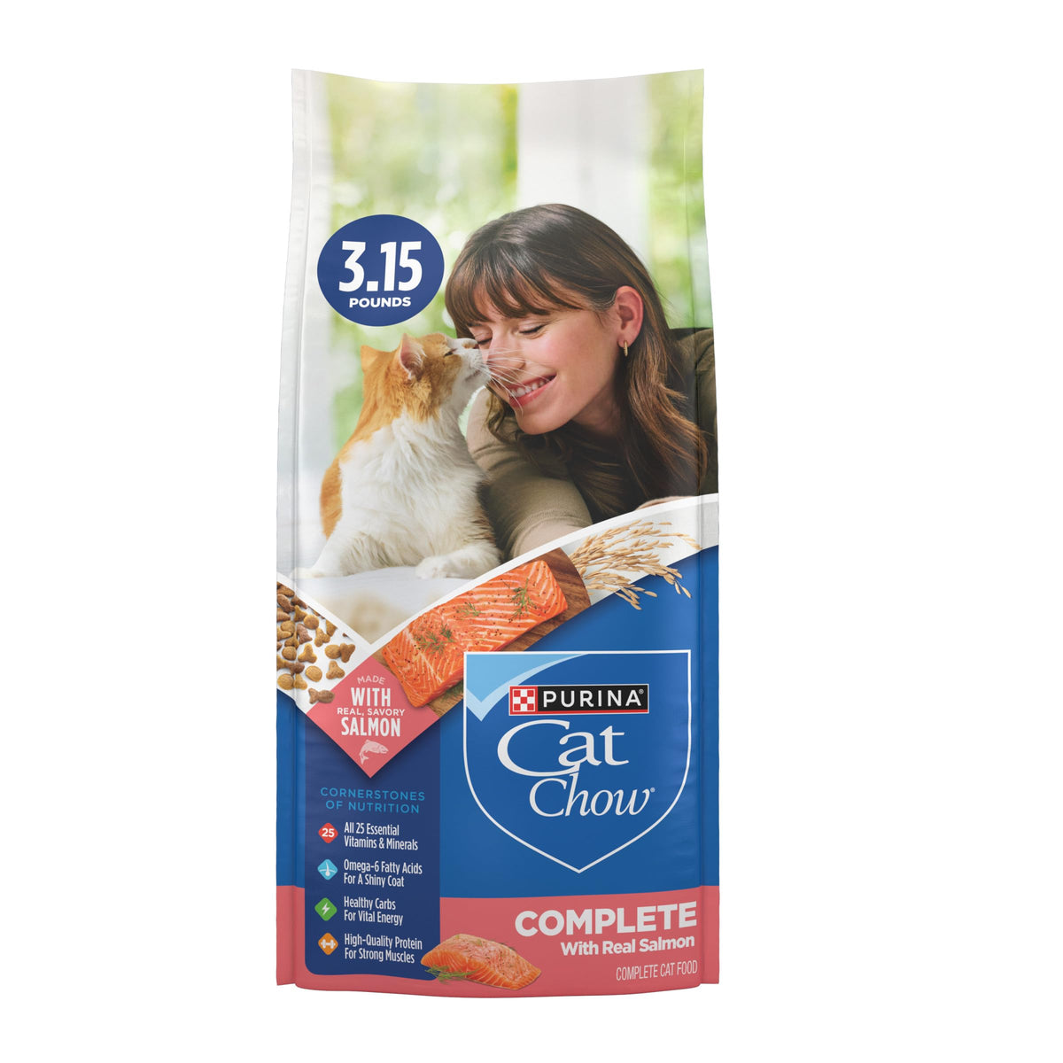 Salmon High Protein Dry Cat Food Y9962