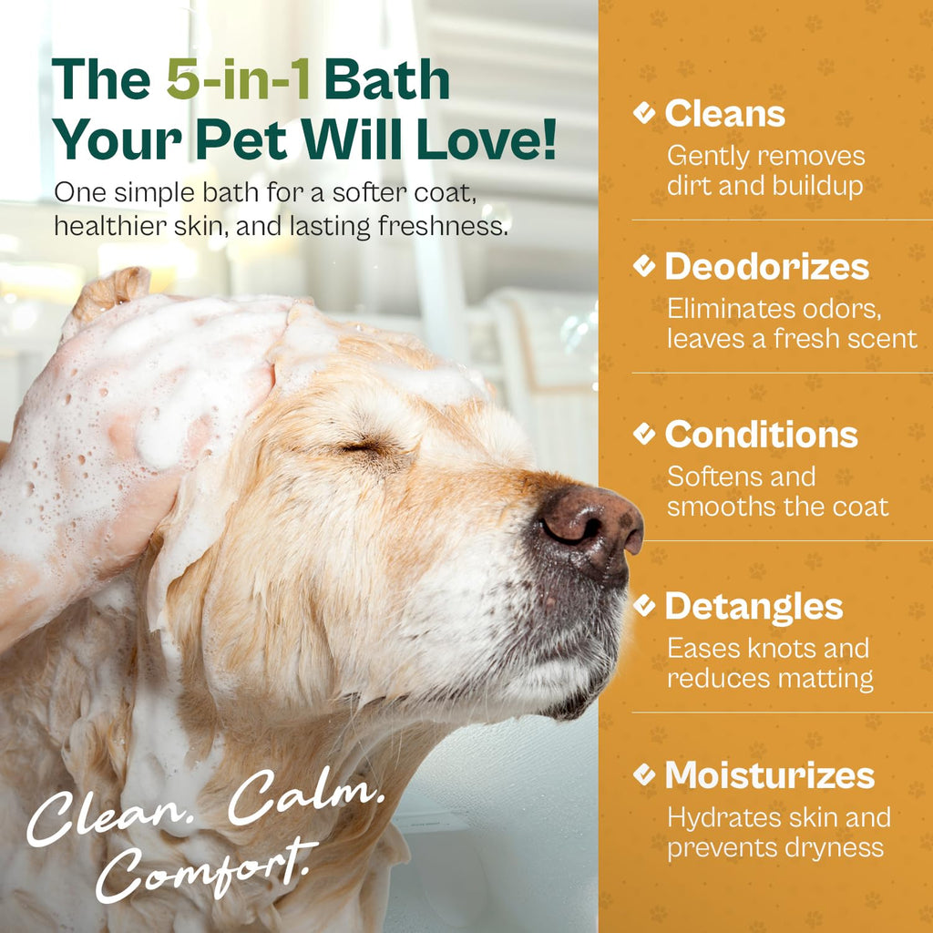 Oatmeal Dog Shampoo and Conditioner J2444