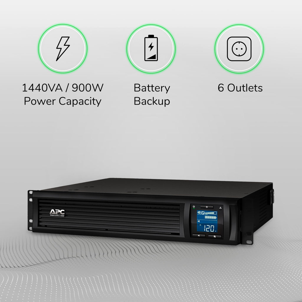 1500VA/900W Rackmount Line Interactive UPS R770