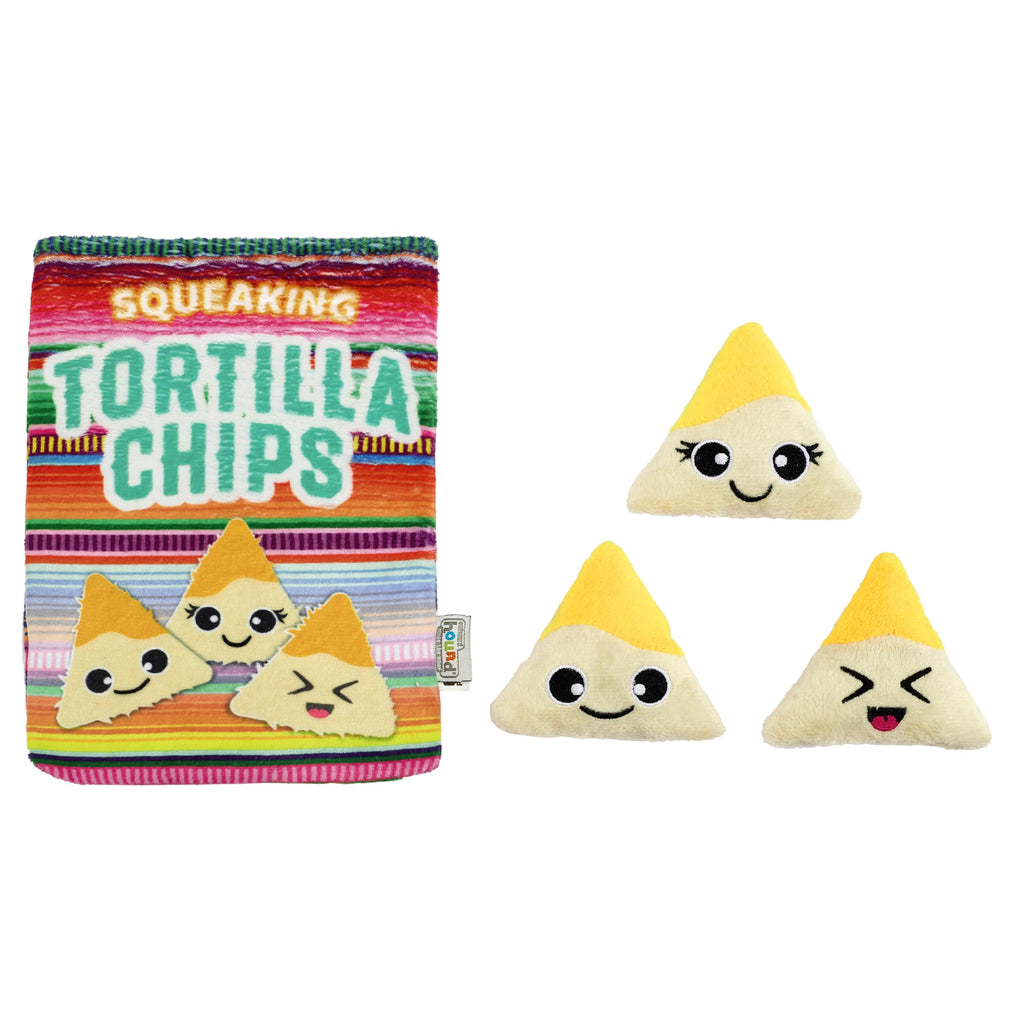 Tortilla Chips Puzzle Squeaky Dog Toys N571028