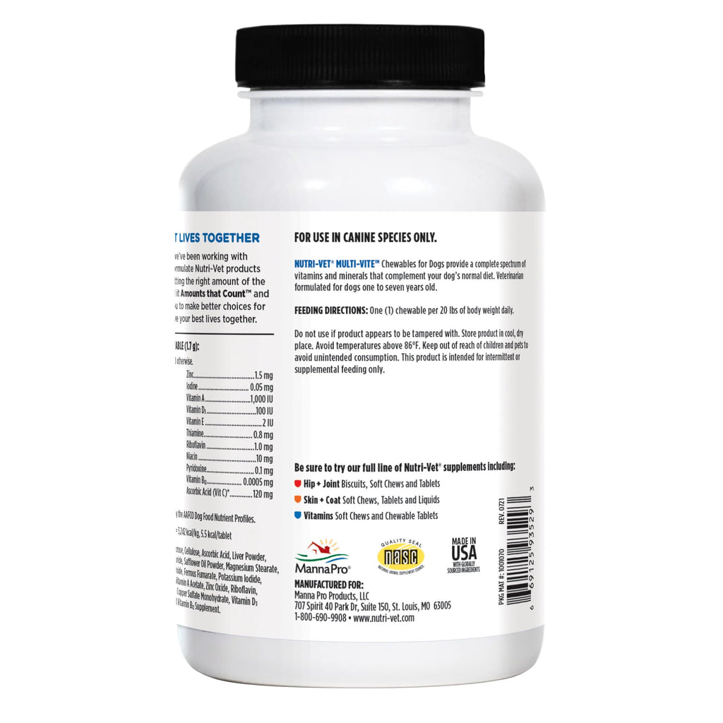 Dog Multivitamin 180 Count T5510