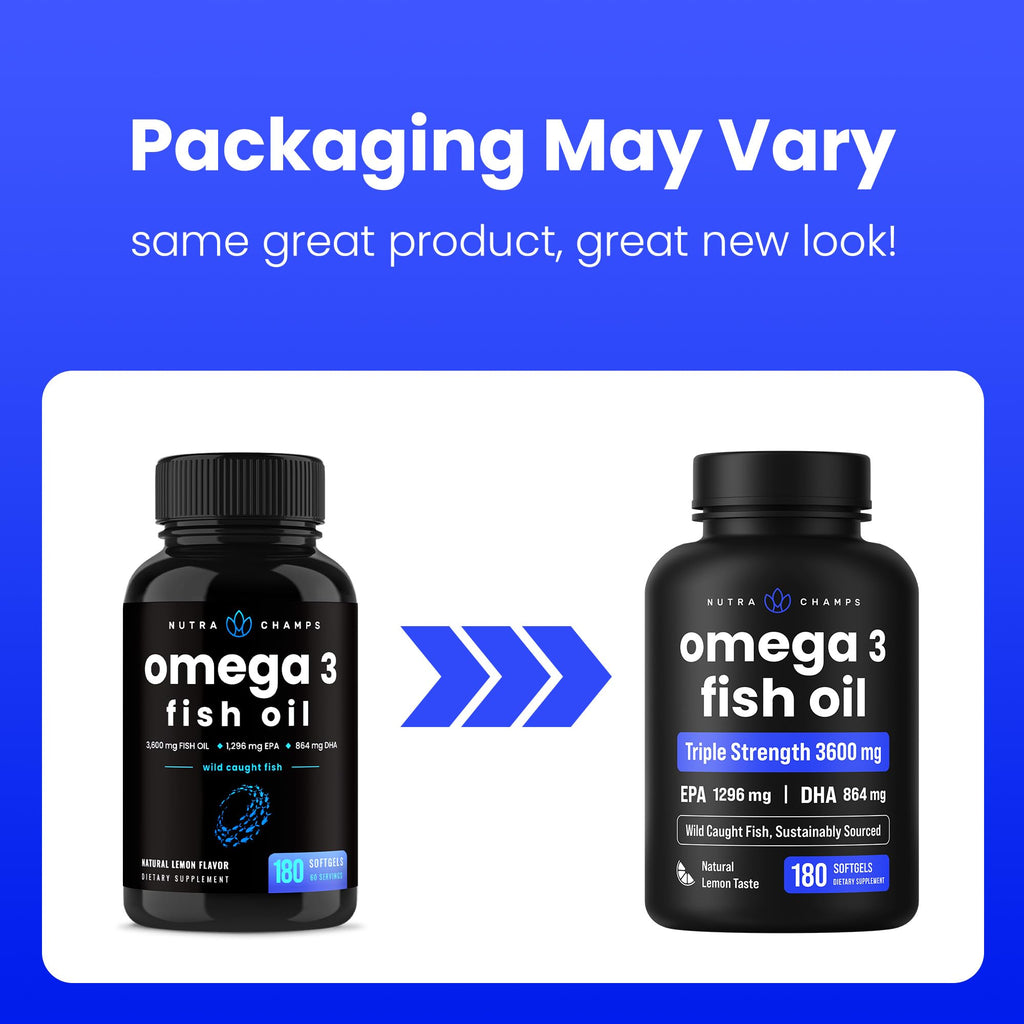 Omega 3 Fish Oil 3600 mg 180 Softgels J4224