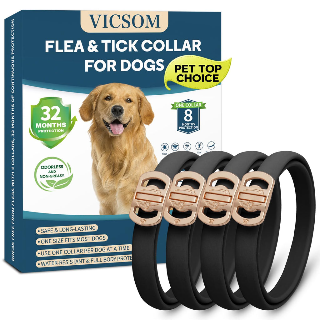 Flea Collar for Dogs 4 Pack I402