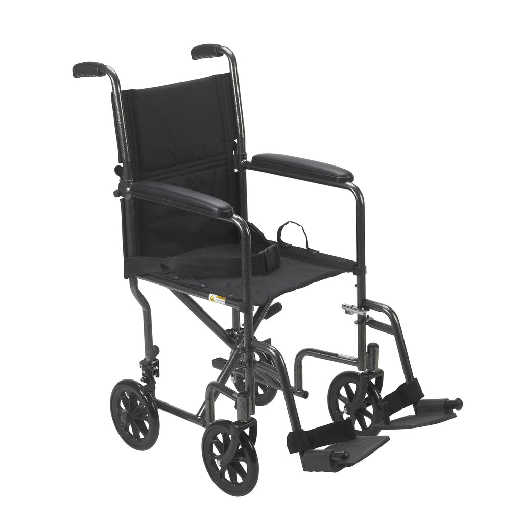 Folding Transport Wheelchair with Swing-Away Footrest M6599
