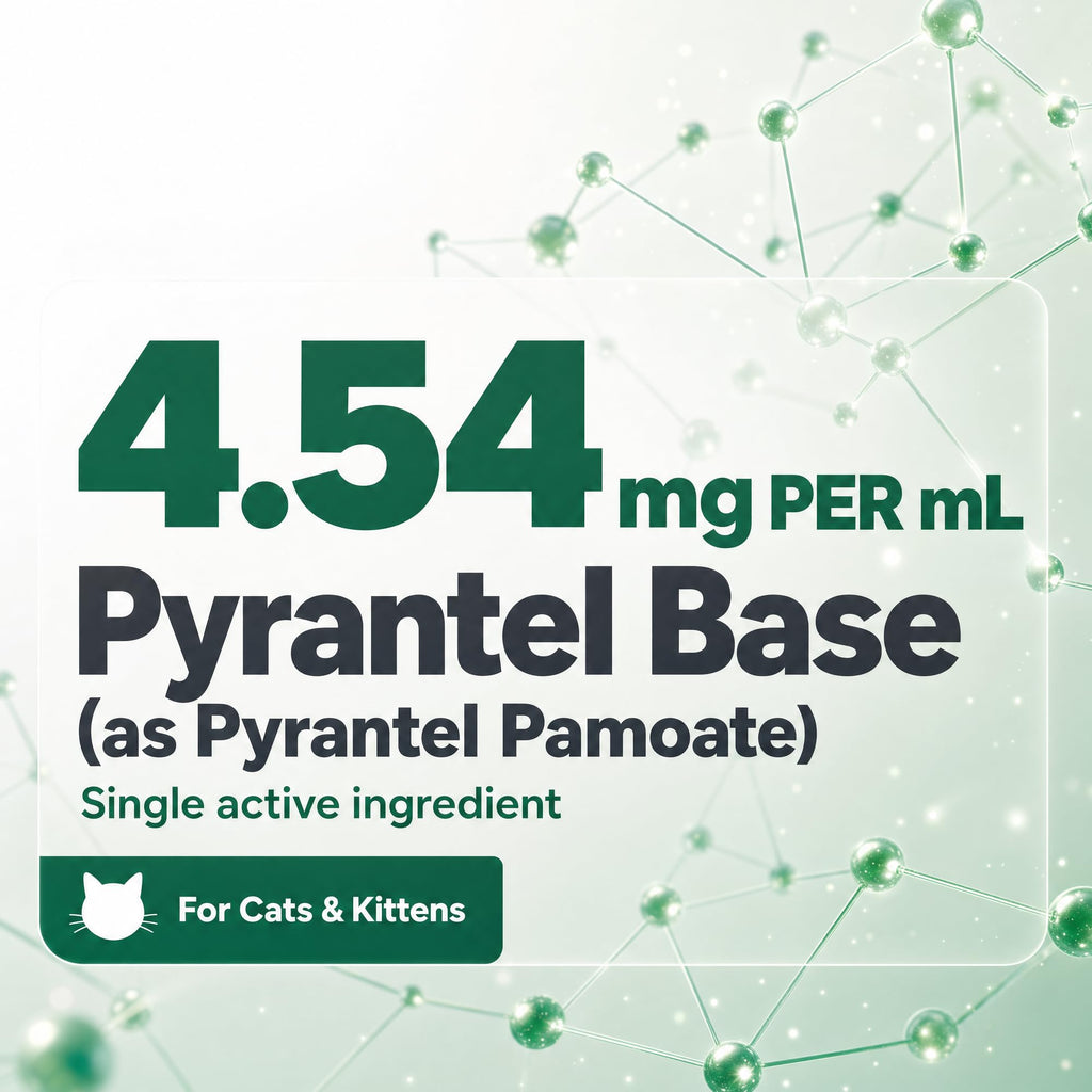 Pyrantel Pamoate Dewormer for Cats & Kittens 50ml N76975