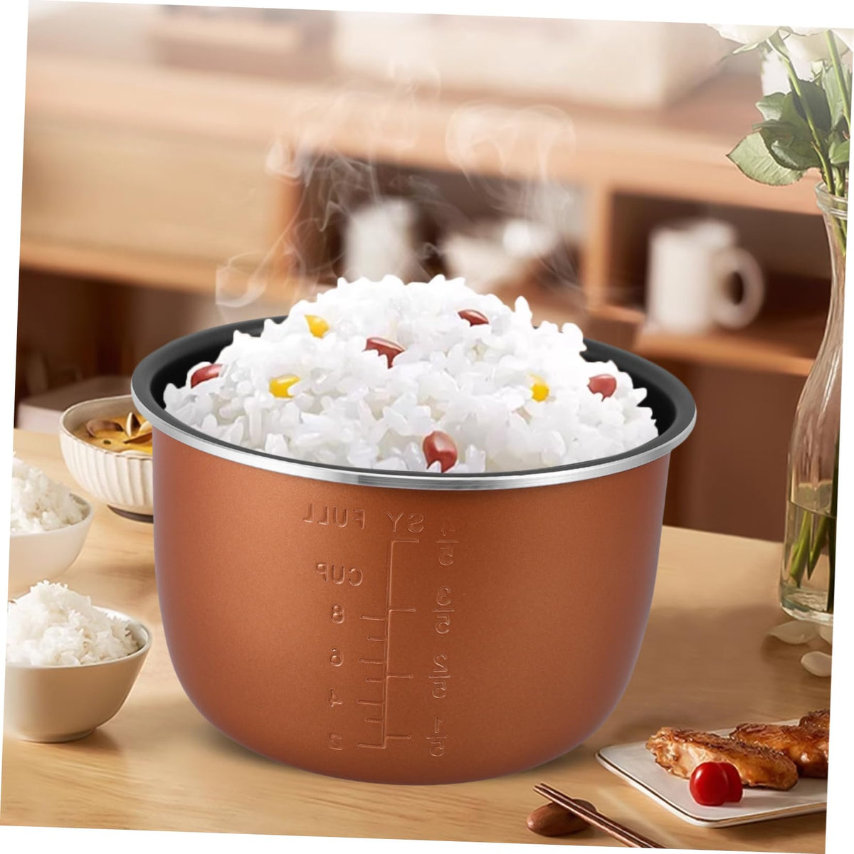 4L 2L Non-stick Aluminum Alloy Rice Cooker Inner Pot F535284
