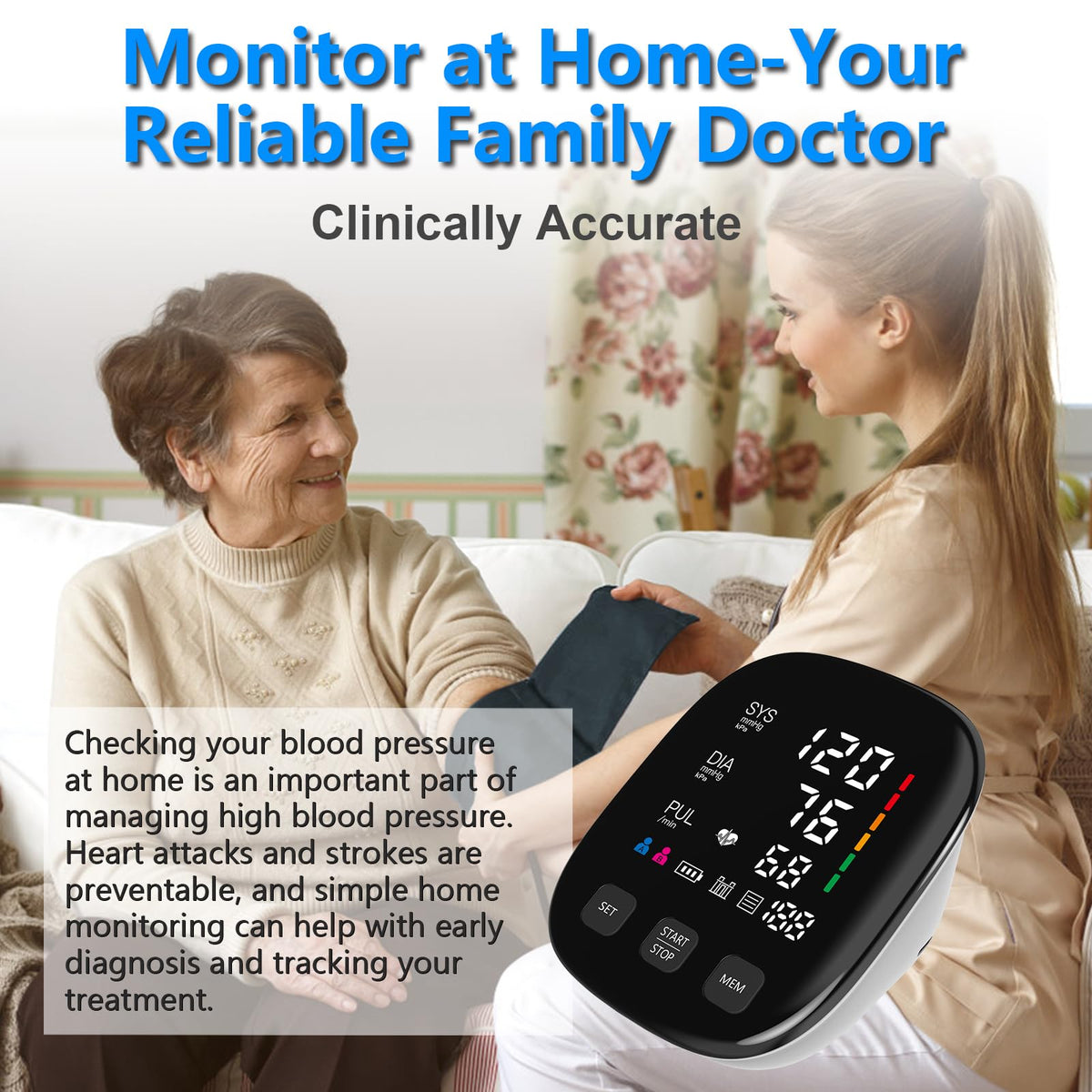 Upper Arm Blood Pressure Monitor R101