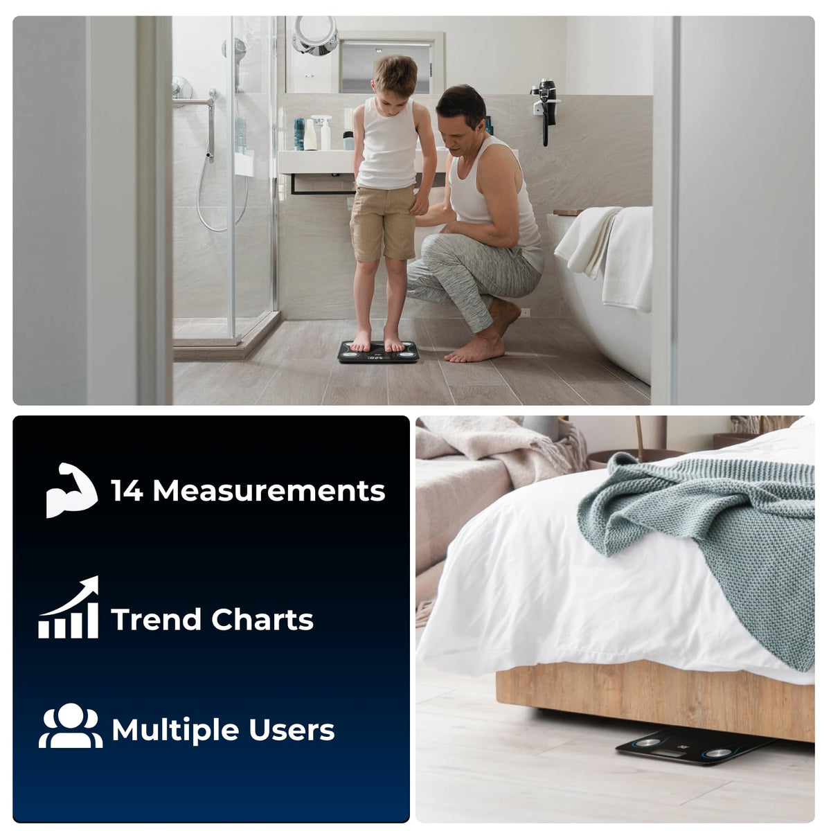 Smart Bluetooth Body Fat Measurement Scale Z3793