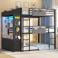 Triple Bunk Bed with 6 Storage Drawers O8135